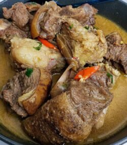 1 litre of Ogunfe soup (goat meat with skin) - Image 2