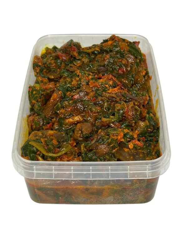 1litre of seafood Efo riro