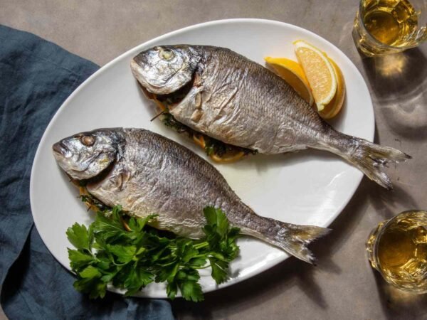 Noodles with fresh Fish